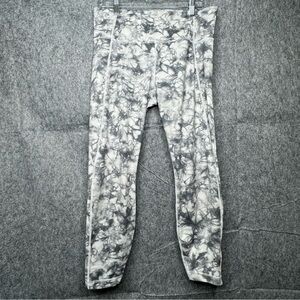 Athleta Women's Tie Dye Salutation 7/8‎ Tight in Silver Bells- Sz L